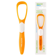 Healthy Smile скребок для язика, Помаранчевий